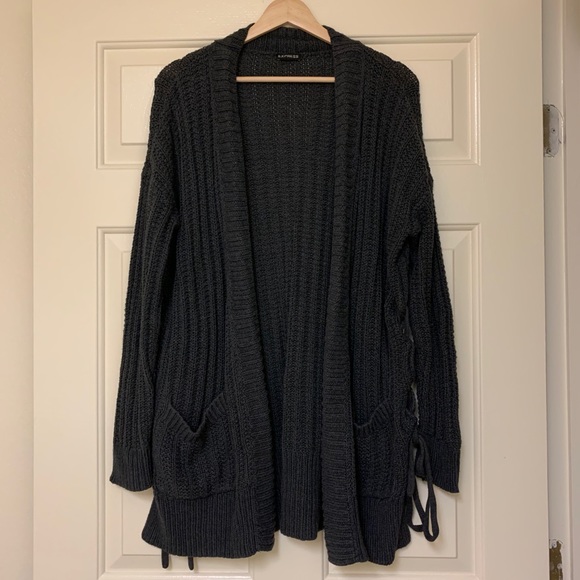 Express Lace-up side cardigan - Picture 2 of 6